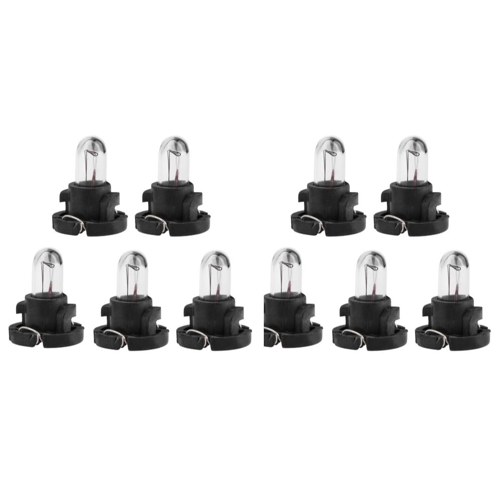 T4 12V 1.2W Car Auto Interior Instrument Light Bulbs Dashboard Lamps Light Universal For Honda Civic Toyota Nissan Mitsubishi