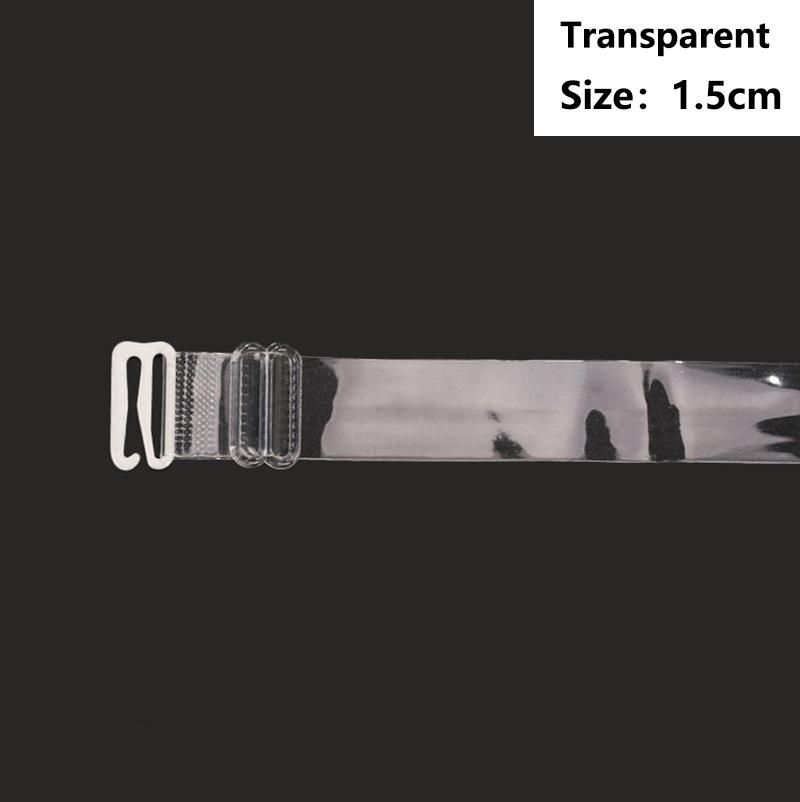 2pcs Transparent Invisible Bra Straps Detachable Adjustable Silicone Shoulder Strap Women Belt Intimates Accessories