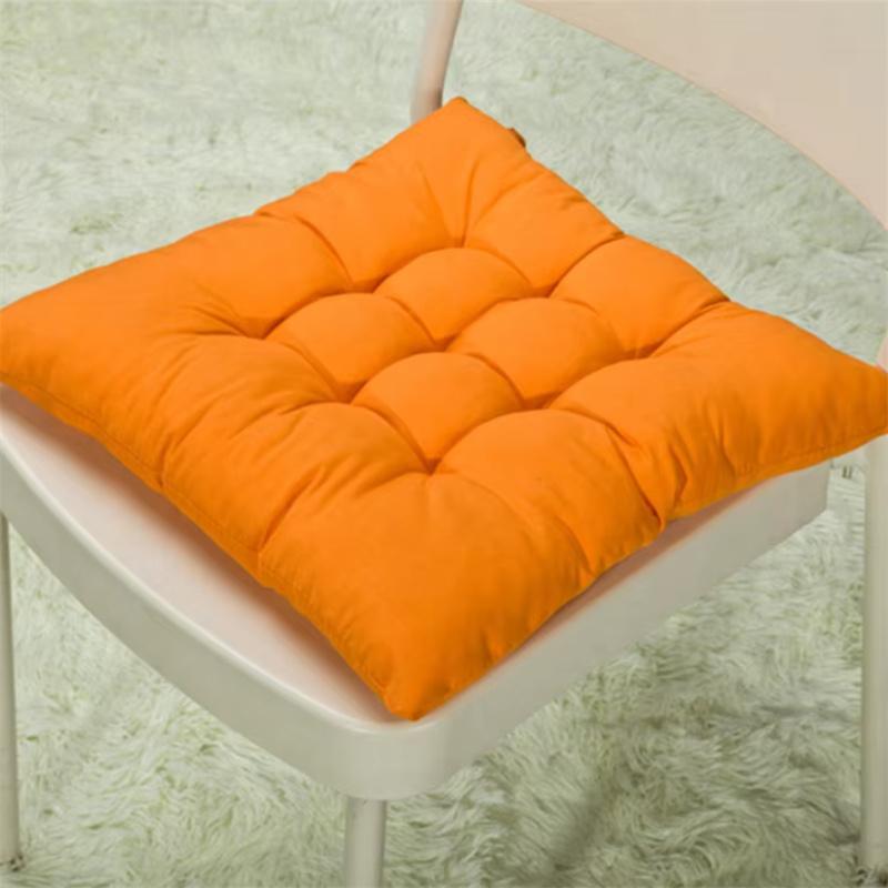 Einfarbig Modern Stil Universal Zuhause Quadratisches Kissen Mode Wohnzimmer Sitzmatte Zuhause Esszimmerstuhl Dekoration Anti-Rutsch-Pad