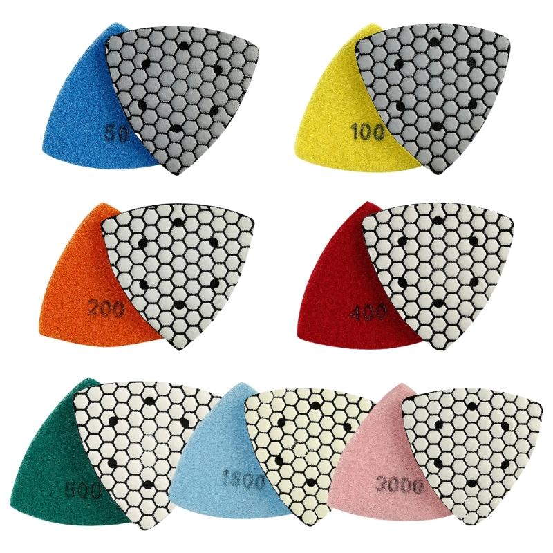 Square Dry Polishing Pads Stones Square Dry Grinding for Efficient Stone surfaces treatments Enhances Work Efficiency