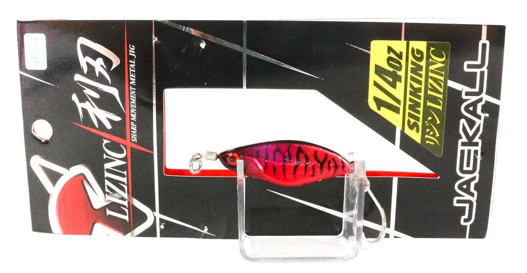 Jig Métal Jackall Lizinc 1/4 Oz - Gold Gill - Leurre Pêche Mer Saumon