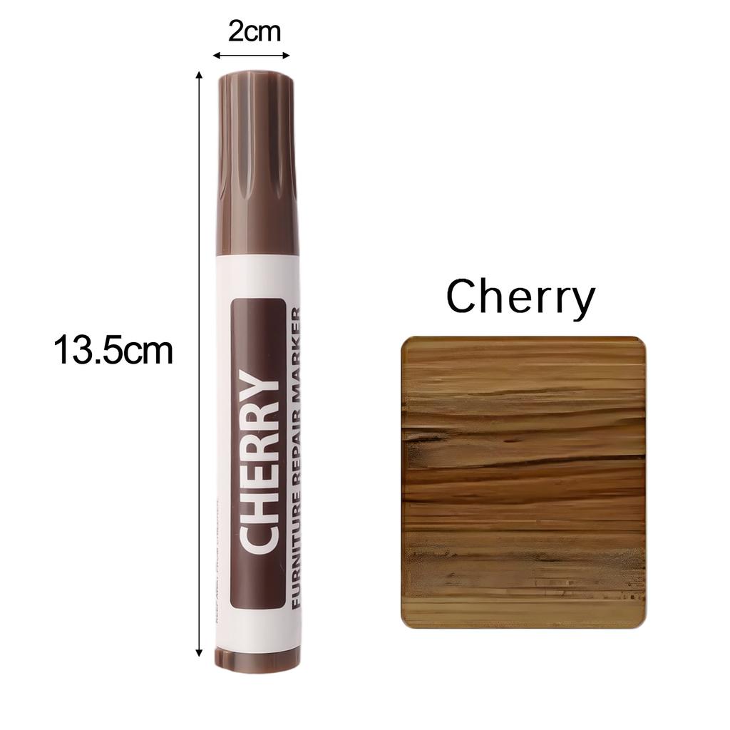 Holzmöbel Reparaturstift Touch-Up Stifte 6 Farben für Flecken Kratzer Holzböden Tische Bettpfosten Restaurations-Kit Werkzeuge