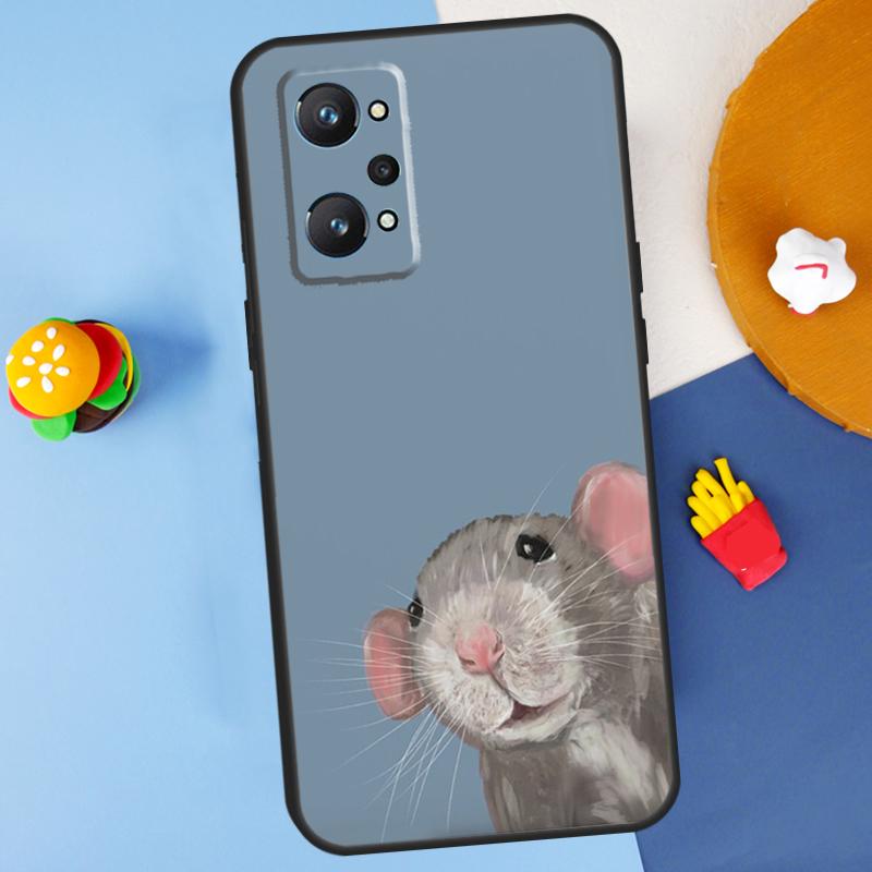 Mouse Rat For Realme GT7 Pro GT 6T 6 5 C67 C61 C55 C53 C51 C21Y C25S C75 10 11 12 13 14 Pro Plus Case