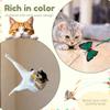 Interactive Cat Feather Toy Indoor Cat Teaser Stick with 2 Wand 11 Feather Toy Suction Cup and 2 Type Of Door Hanging Cat String