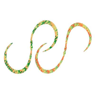 JACKALL Binbindama Custom Necktie Curly Parrot Chart