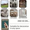 Lustiges Kackendes Huhn Metallschild Vintage Badezimmer Wanddeko Humorvoll Haus Bauernhaus