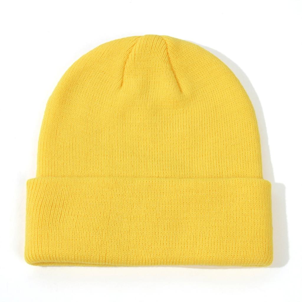 Children's Wool Knitted Hats Fall and Winter Boys and Girls Pullover Hats