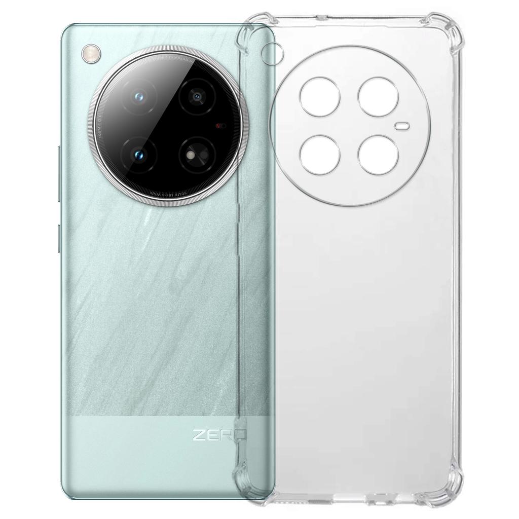 KALEBOL For Infinix Zero 40 4G Case 1.5mm TPU Transparent Anti-Drop Phone Cover