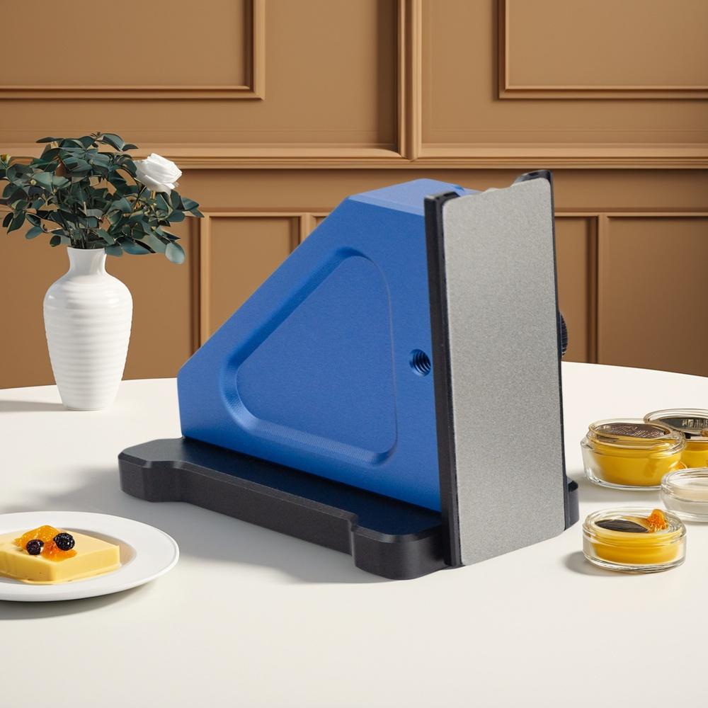 Kit Afilador de Cuchillos de Diamante 2025, Piedra de Afilar de Rodillo Magnético, Soporte, Mantiene las Hojas Afiladas por Años, Imprescindible en la Cocina