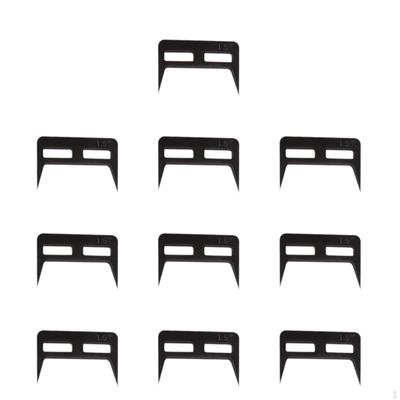 10x Pinch Dogs Woodworking,Hardware Tool,Multifunction,Woodworking Nails,Square Back Tapered Legs