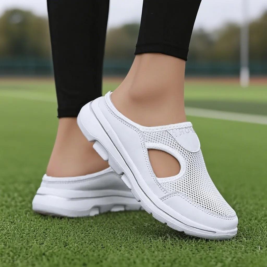 Men's Women's Shoes Summer Breathable Casual Flat Slippers Shoes Outdoor Home Lightweight Breathable Walking Sports Sandals