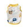 Cute Full-printed Mesh Spring and Summer Breathable Pet Traction Vest Small Dog Teddy Bear Cat Dog Clothes