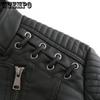 Spring and Autumn Women's Leather Jacket Short Jacket Slim Thin Section Leather Jacket Ms. Biker Clothing