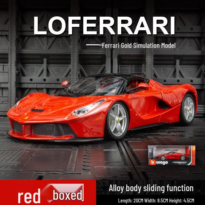 

Bimego 1:24 Модель автомобиля LaFerrari из сплава - Статичное металлическое украшение и подарок