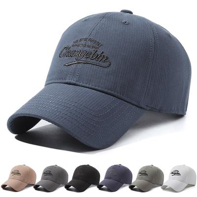 Vår Høst Baseball Cap Herre Sommer Peak Cap Utendørs Solskjerm Solkrem Cap Broderi Brev Visir hatter