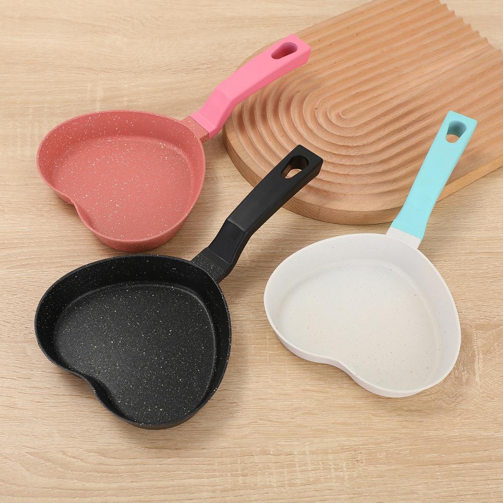 Flat-bottomed Egg Frying Pan Non-stick Hamburger Skillet Household Pancake Pan Kitchenware