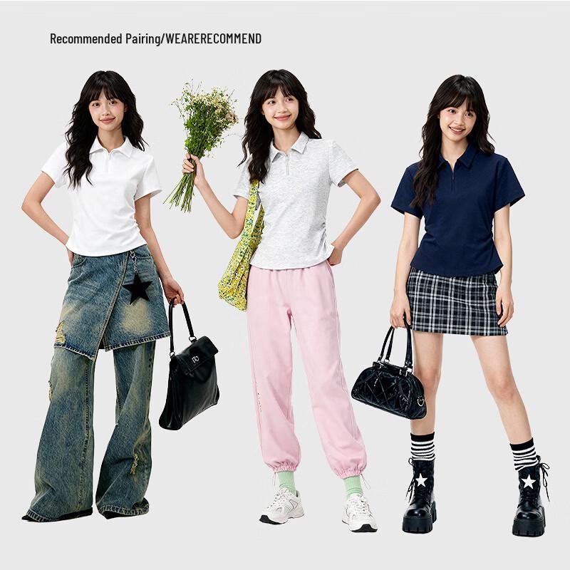 Warrior Women's Polo Collar Slim Fit Sports T-Shirt