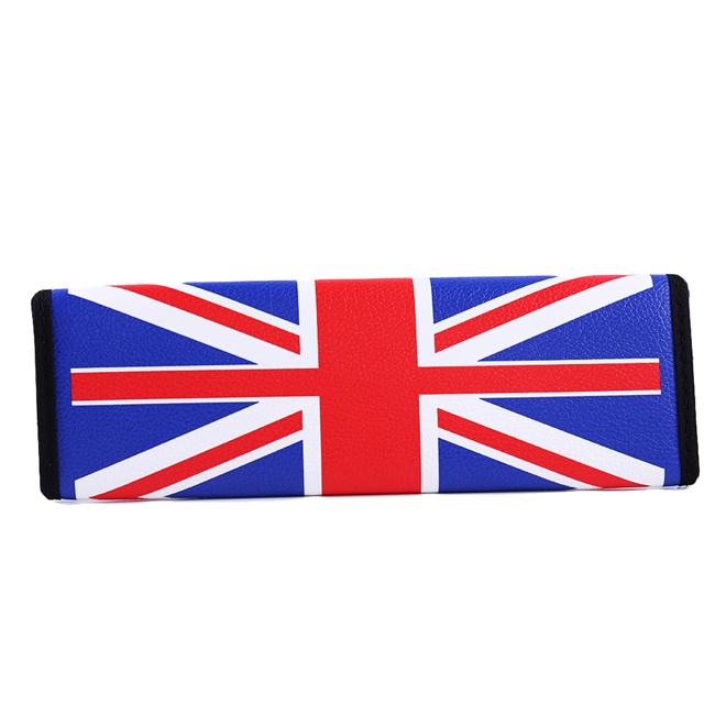 British Style Flag Pattern Car Safety Seat Belt Shoulder Pads Cover Harness Pad Auto Supplies