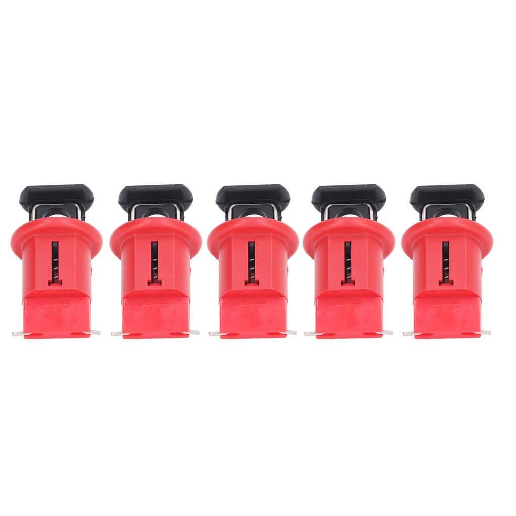 5Pcs Electrical Circuit Breaker Lockout Pin Outward Miniature Insulation Lock for Industrial Power Isolation Area
