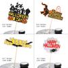8Pcs Eerie Witches Spirit Bat Spiders Paper Cake Inserts Safe For Halloweens Themed Dessert Cup Cake Decorations