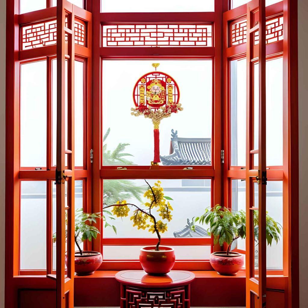 Festive Hanging Decoration with Lunar Year Blessings