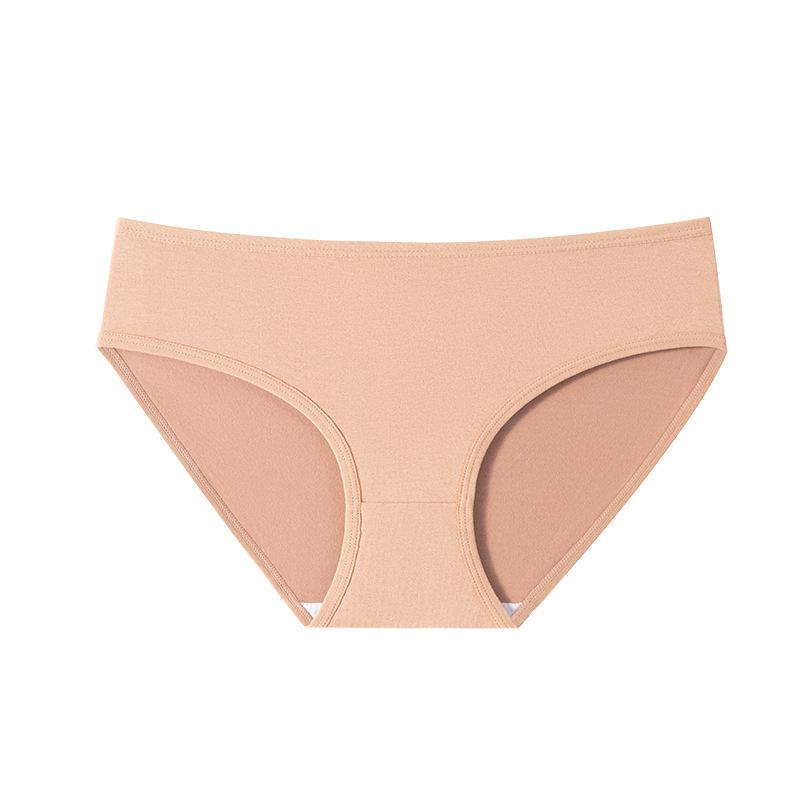 Large Size Women Spring and Autumn Cotton Without Trace High Bounce Not Clip Hip Waist Triangle Briefs