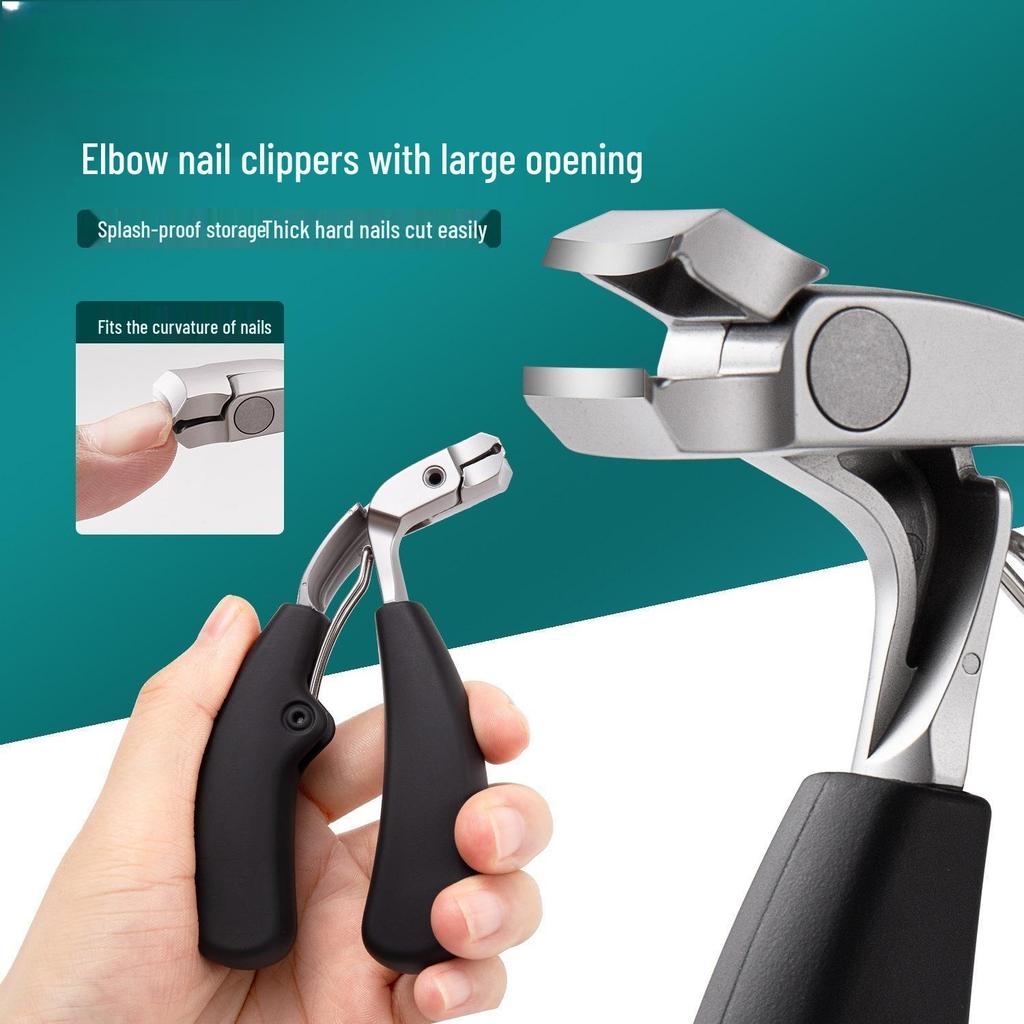 Eagle Beak Curved Nail Clippers for Ingrown Nails - Manicure & Pedicure Set