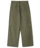 BASEMOMENT Cation-Dyed Washed Section Pants Light Olive