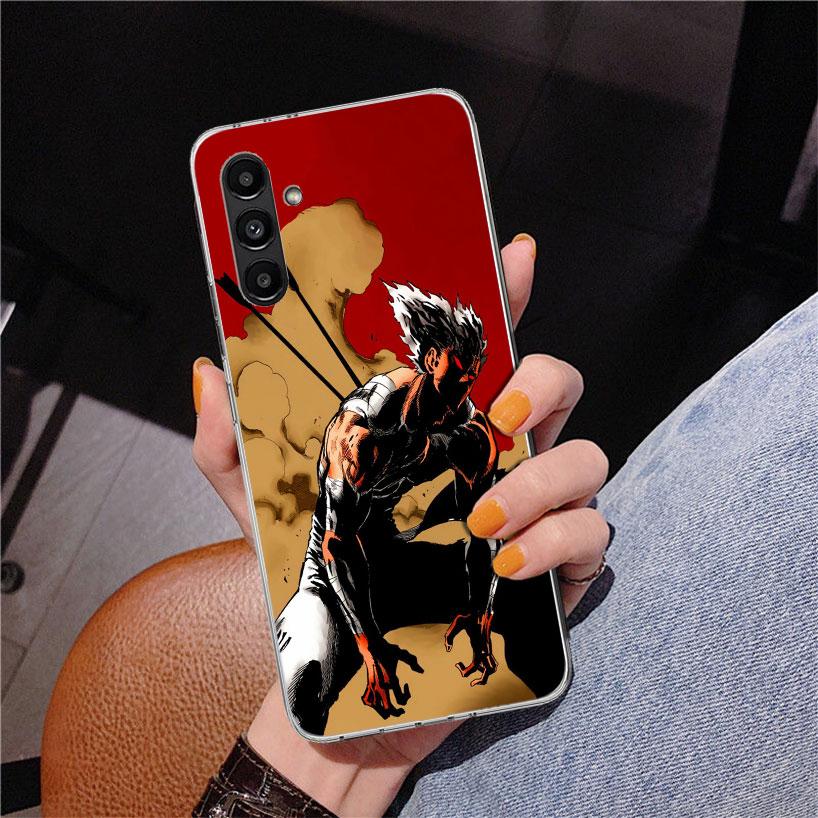 One P-Punch-Man Garou Phone Case For Samsung Galaxy A17 A16 A15 A14 A13 A57 A56 A55 A54 A53 A37 A36 A35 A34 A33 A26 A25 A24 A23
