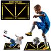 Football Footstep Training Mat Soccer Practicing Equipment Wear Resistant Dribble Control Shock Absorption