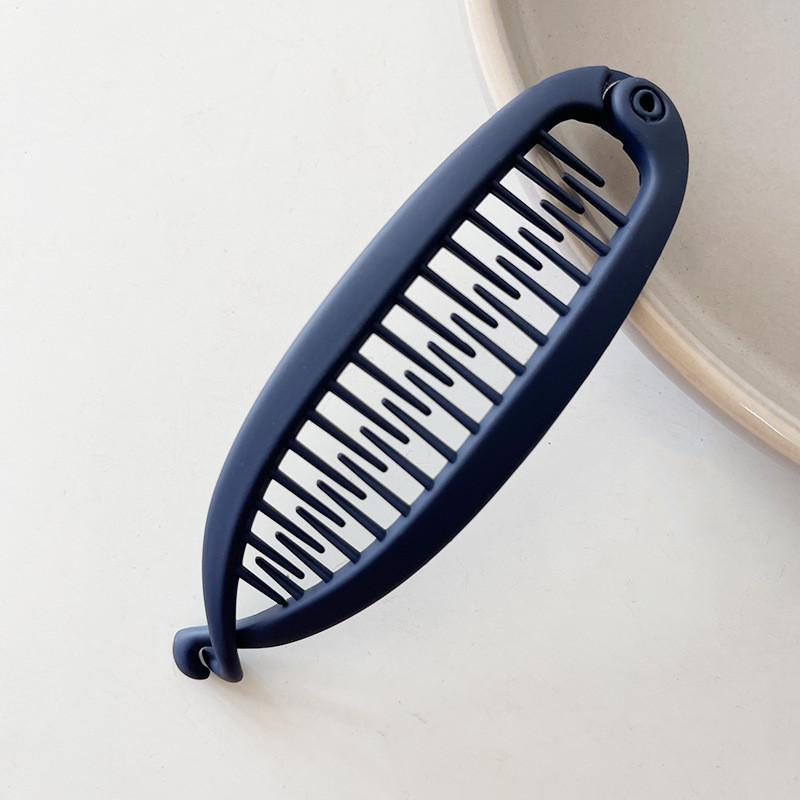 Korean Style Elliptical Hair Clip with Simple and Exquisite Back of The Head Banana Clip Hair Accessories