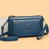 Damen-Mehrschichttasche, weiches Leder, Muttertasche, Umhängetasche für mittleres Alter, kleine Umhängetasche