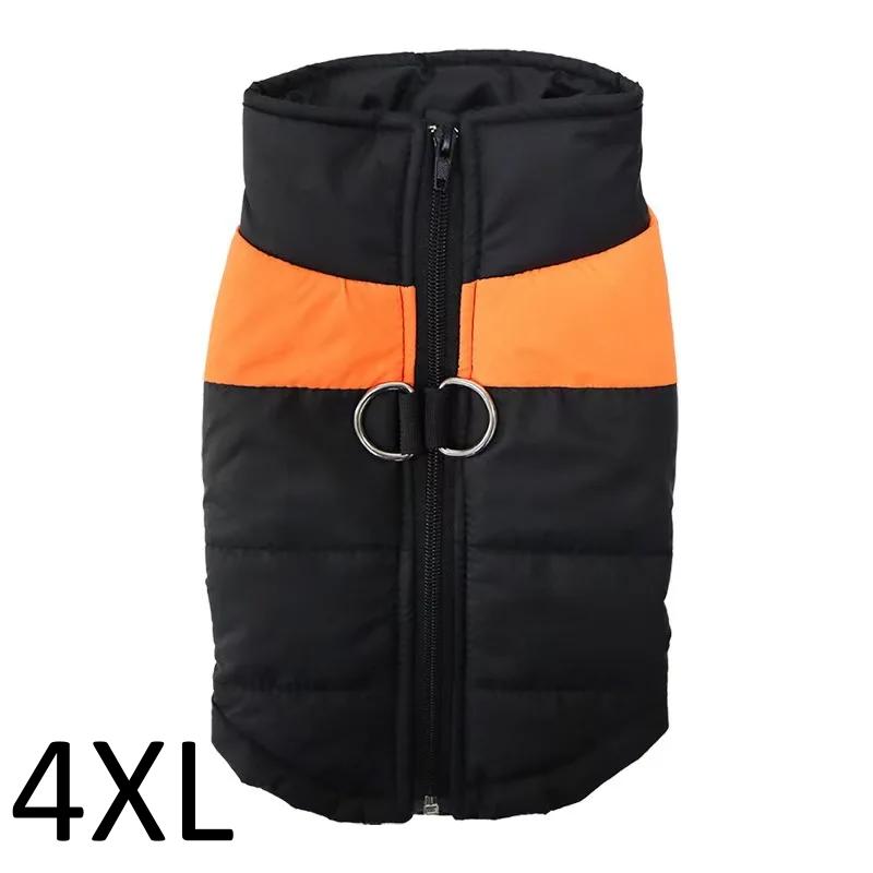 Waterproof Warm Dog Clothes Pet Coat Winter Vest Padded Zipper Jacket Dog Clothing for Small Medium Big Dogs Outfit