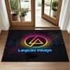 Linkin Park Design Crystal Velvet Rug Soft Decorative Mat for Bedroom Entrance