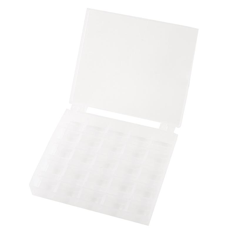 10-Grid/16-Grid/25-Grid/36-Grid/60-Grid Plastic Bobbin Storage Box for Sewing Machine Threads
