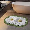 Small Fresh Bathroom Floor Mat Diatom Mud Non-slip Absorbent Quick Drying Mat Bathroom Door 3D Stereo Carpet