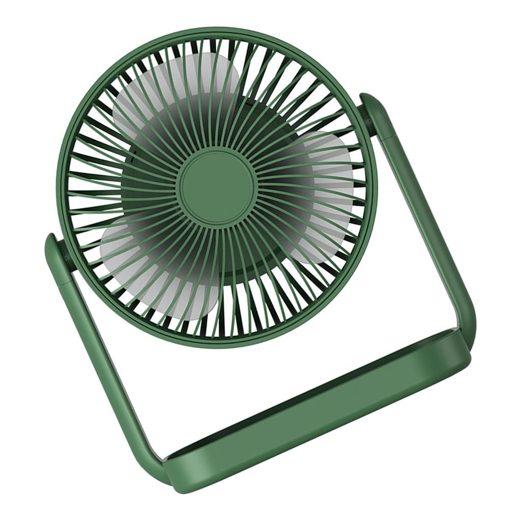 Small Desk Fan 3 Blades Multifunctional Quiet Rechargeable   Fan for Home Camping
