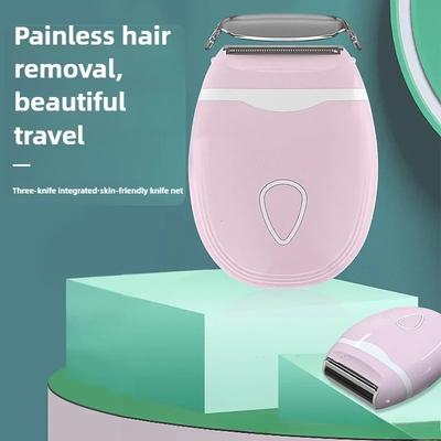 Rasoir Électrique Sans Fil pour Femmes - Utilisation Humide/Sèche avec Tête Amovible pour un Rasage Doux des Jambes du Bikini des Aisselles et des Zones Intimes
