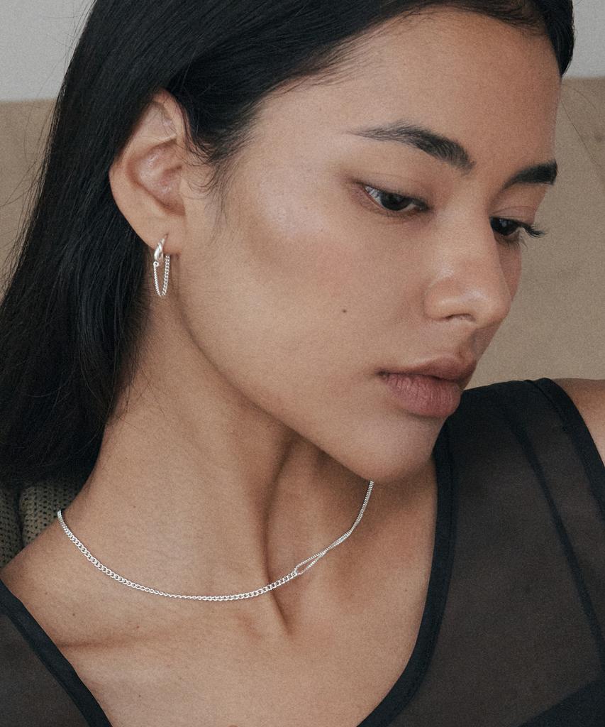 Attica Raw Half And Hyde Chain Necklace / Nbs016