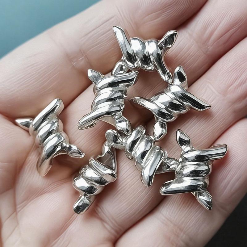 100/10pcs Thorn Buckle DIY Decorative Wire Accessories Shoelace Buckle Shoelace Decoration
