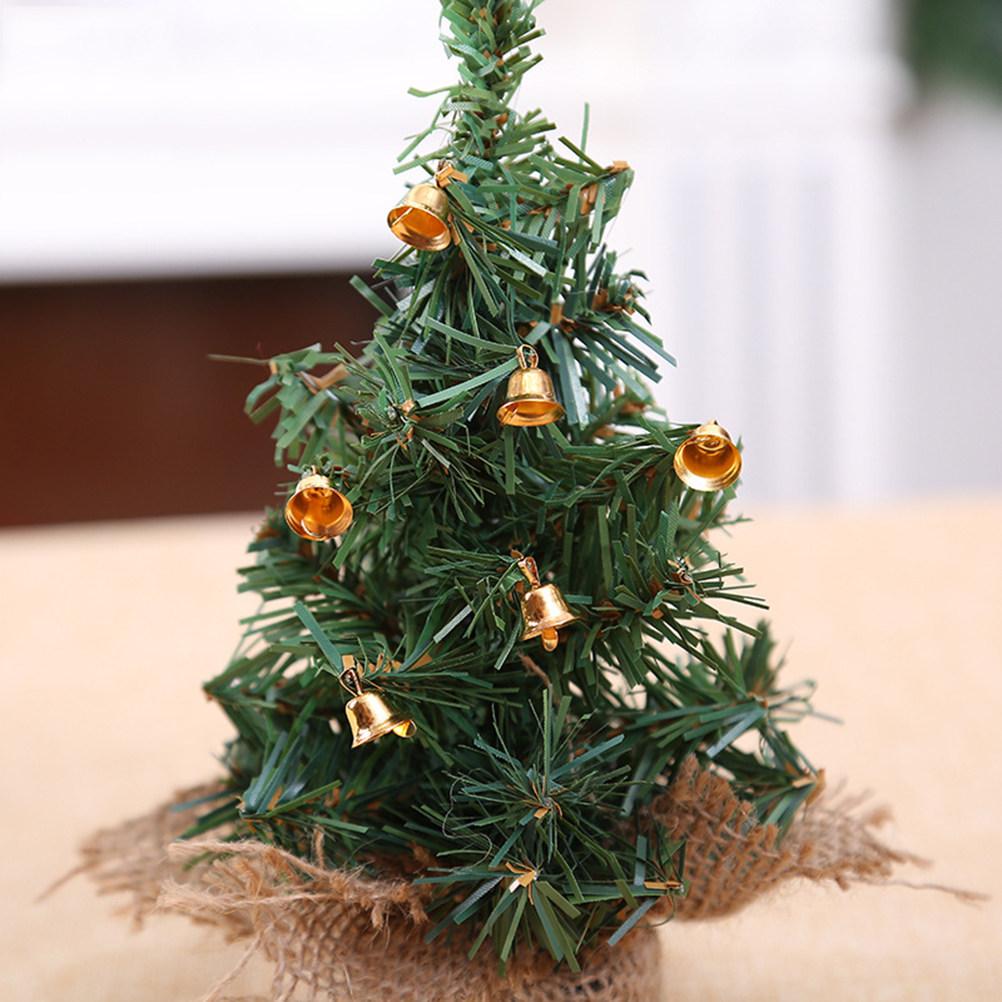 20 Pcs Mini Tree Christmas Baubles Iron Bell Pendant Decoration Jingle Ornament other
