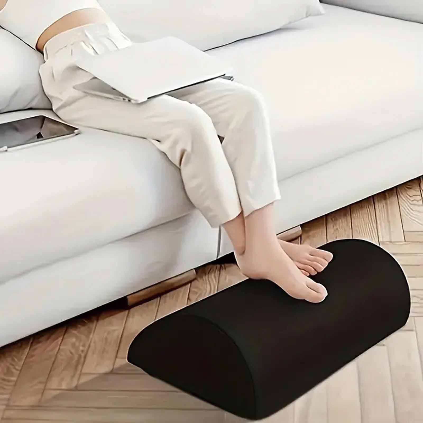 Memory Foam Leg Pillow Rest Cushion Slow Leg Raise Pad for Sleeping Comfort Pain Relief One Size чёрный 2350₽