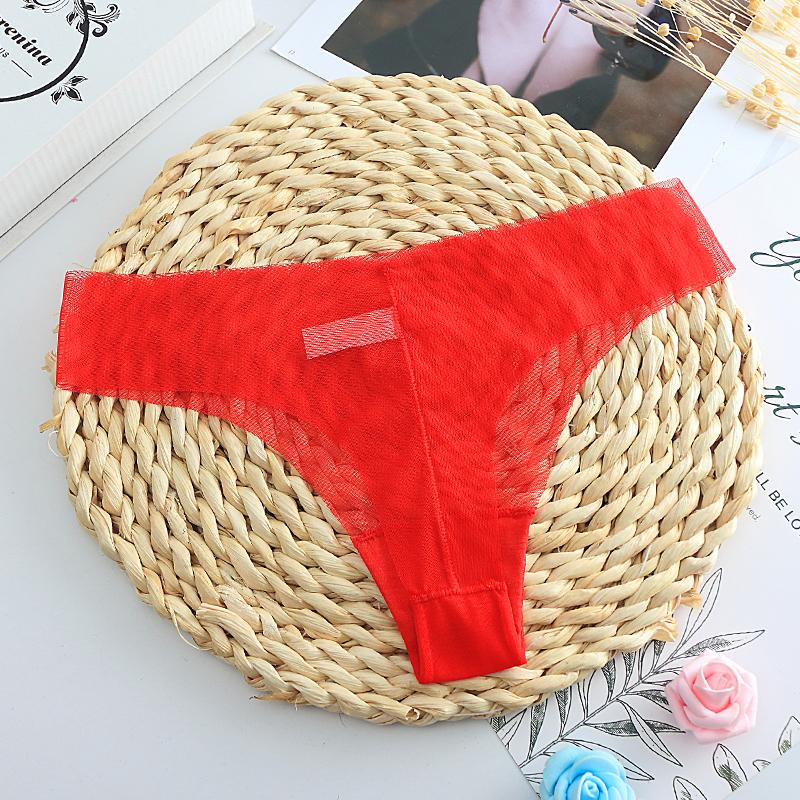 Dámské spodní prádlo G String Net příze Ultratenká tanga Spodní prádlo Dámské kalhotky s nízkým pasem K57
