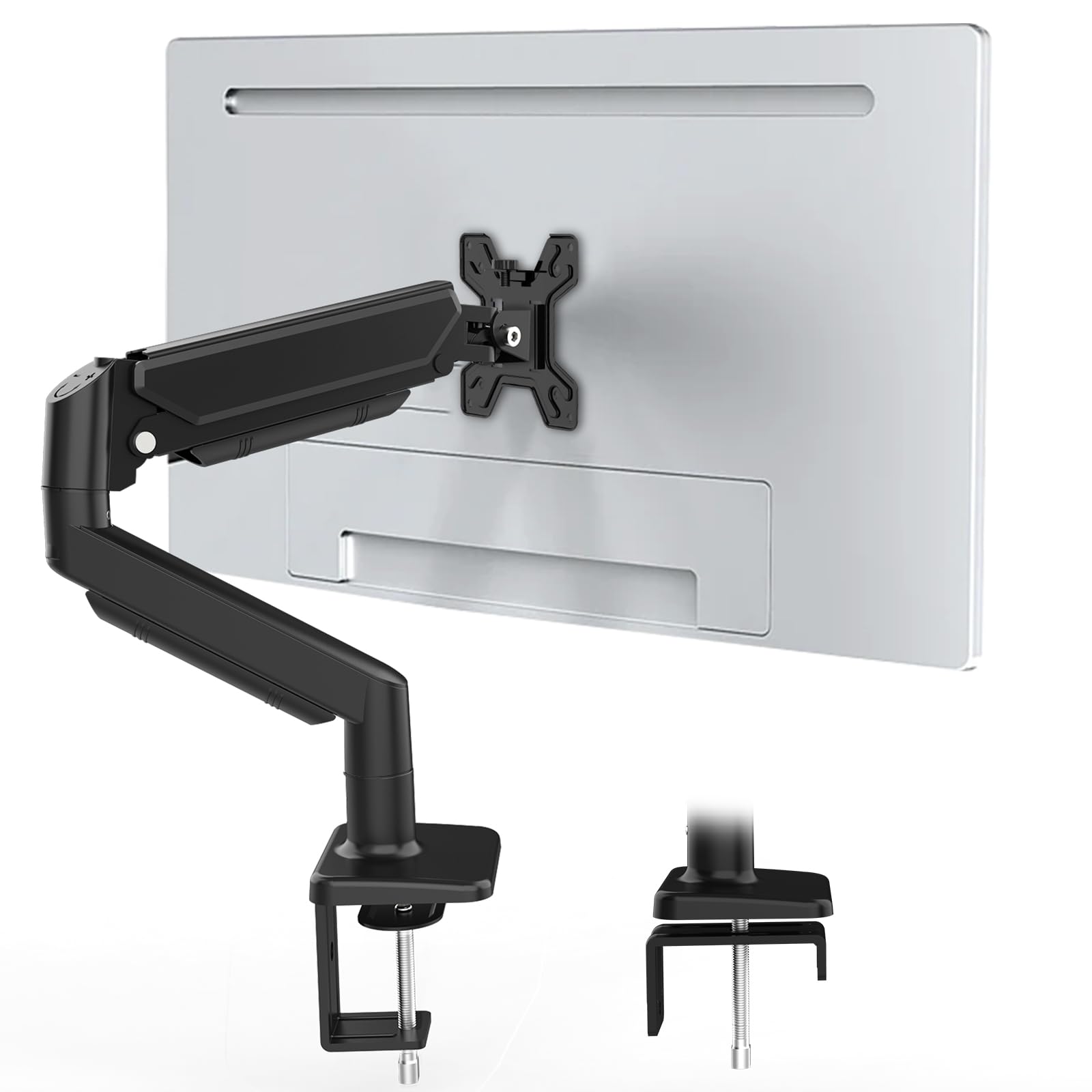 

SURFOU Monitor Gas Spring Single Supports Monitors up to 32 Weight Gas VESA Black Arm/Stand, Type, Arm, inches, Capacity 2-9kg, Type, Compatible, чёрный