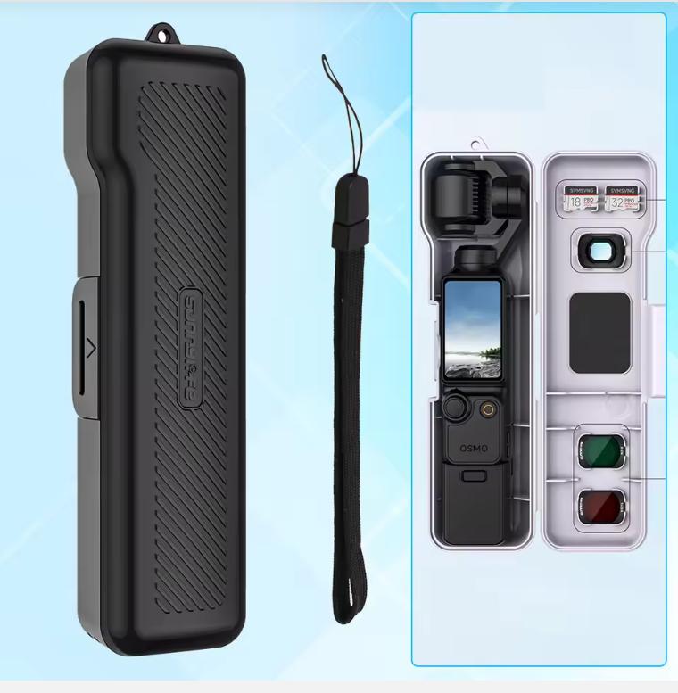 Accessories Set for DJI OSMO Pocket 4, Screen Protector & Lens Protective Case & Storage Bag & ND Filter & Selfie Stick Tripod
