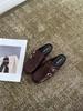 [Excluding Tax] Platform Half Slippers Retro Carved Square Head Loafers Women'S Shoes New British Style Bag Head Slippers