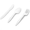 1000 Count White Silverware Set 334 Plastic Forks 333 Spoons 333 Knives Medium Weight BPA Free Disposable Plastic Cutlery Set B