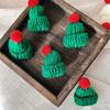 20pcs Yarn Christmas Hats Knitting Doll Hats Mini Party Cap  Christmas