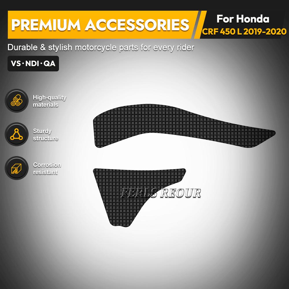 Motorcycle sticker For HONDA CRF 250 R 2018-2020 Gas Tank Pad Sticker Rubber Black Gas Fuel Tank Sticker Anti Scratch