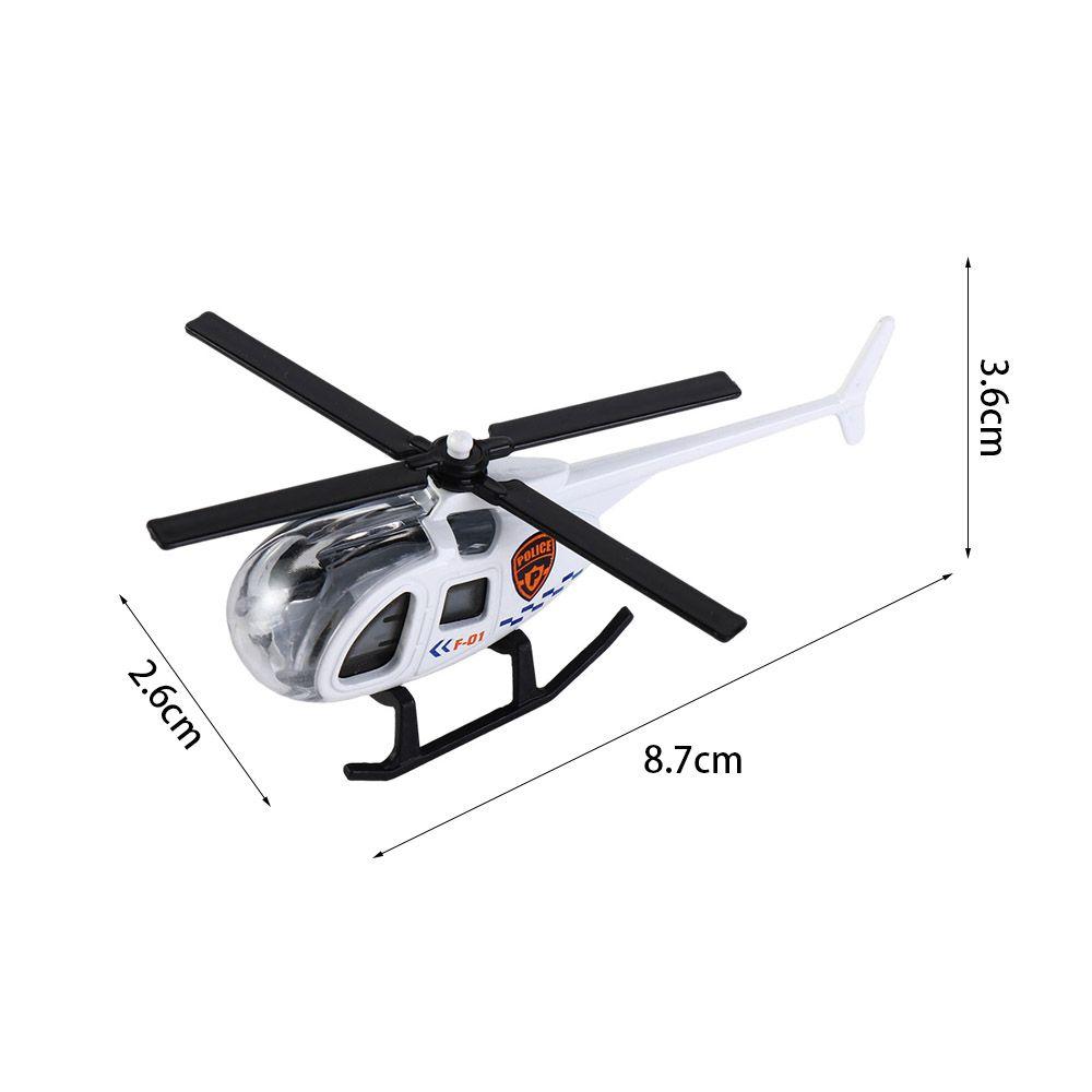 1Pcs New Children Helicopter Toy Alloy Airplane Model Simulation Metal Flying Model Toy Sound and Light Kids Gift